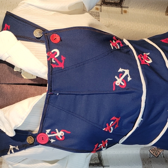 Vintage Nautical Pinafore Dress - Picture 5 of 13
